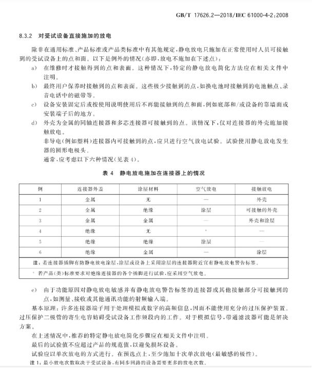 家用电器ESD测试GB4343.1标准方法(图2)