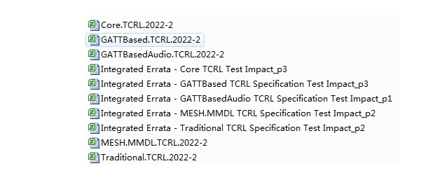 蓝牙SIG TCRL 2022-2更新解读(图1)