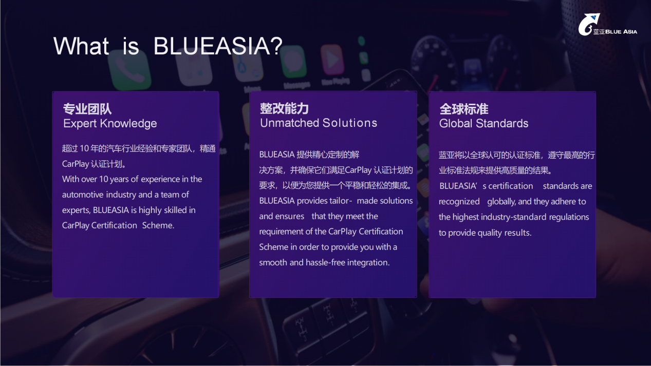 CarPlay认证计划 For BLUEASIA蓝亚(图3)